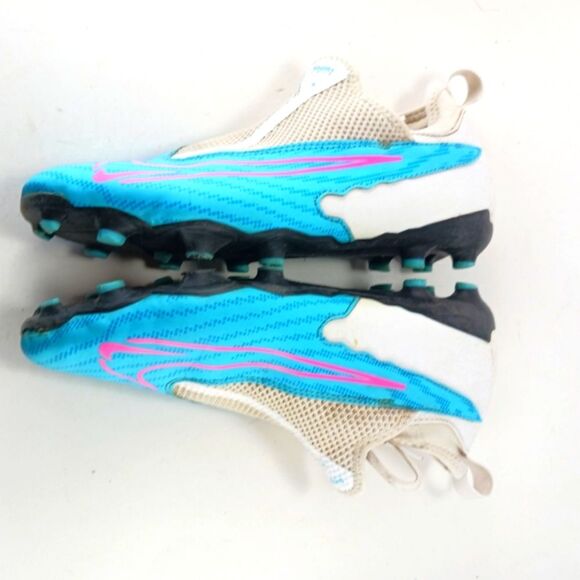 Nike Phantoms SX Ghost Lace Soccer Cleats 5.5 Youth. Swoosh Blue/Pink/White..... - Picture 8 of 11